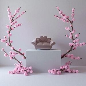 Elegant Pink Loveseat Sofa Jewelry Box